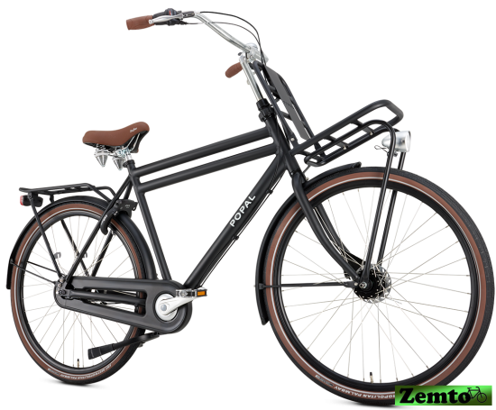 Preview: Herren Hollandrad Daily Dutch Prestige 7 Gang  , 61 cm, schwarz-matt